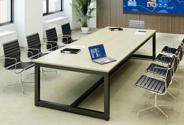 lyg白色烤漆视频会议桌