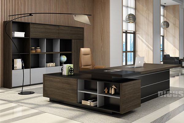 lyg办公室家具老板桌大班台生产厂家