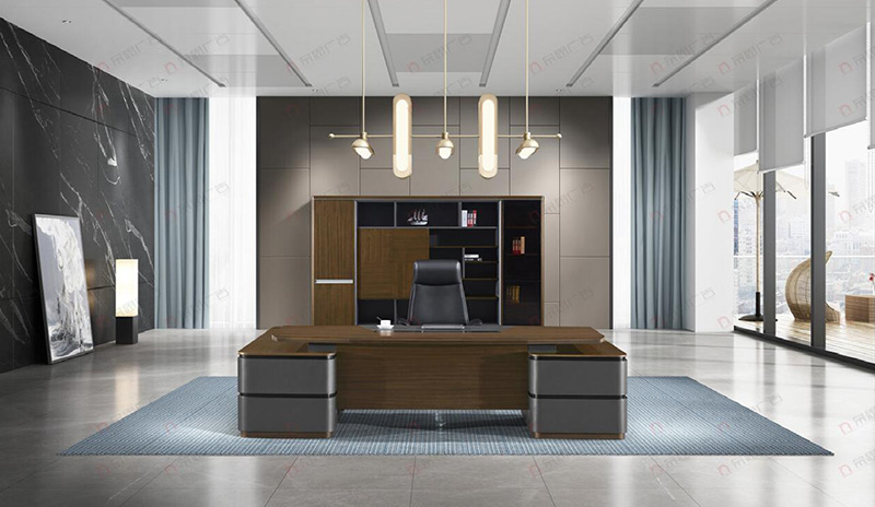 lyg简约华丽现代老板班台