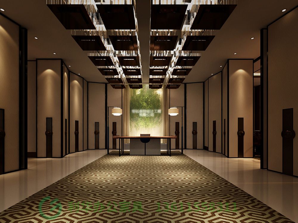 lyg01-前厅接待区（中式风格样板间）